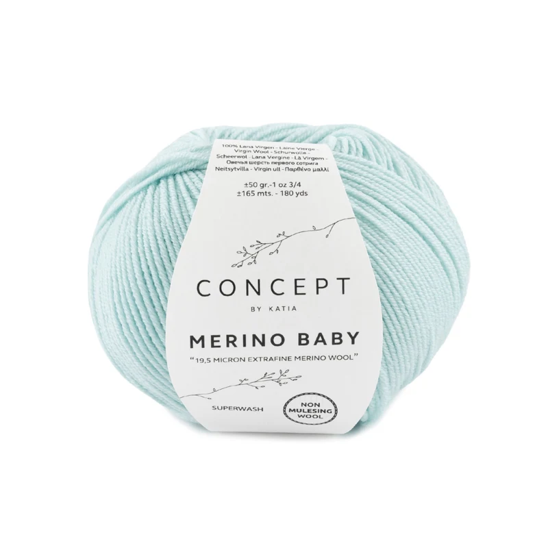 Katia Concept Merino Baby 073 Valkeanvihreä