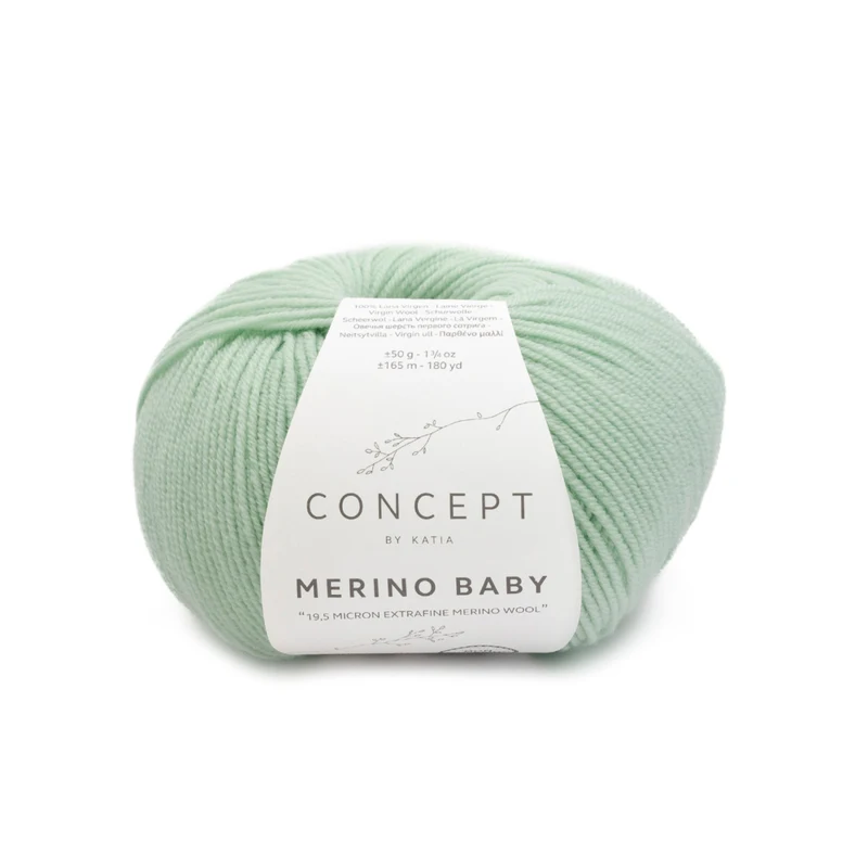 Katia Concept Merino Baby 156 Pastellinvihreä