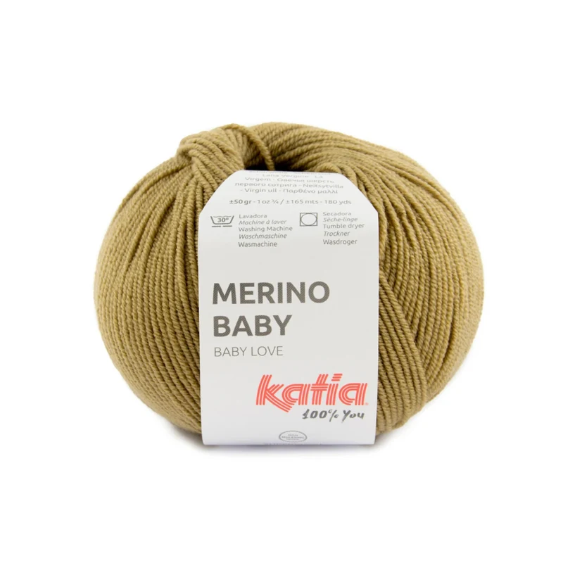 Katia Concept Merino Baby 150 Oliivinruskea