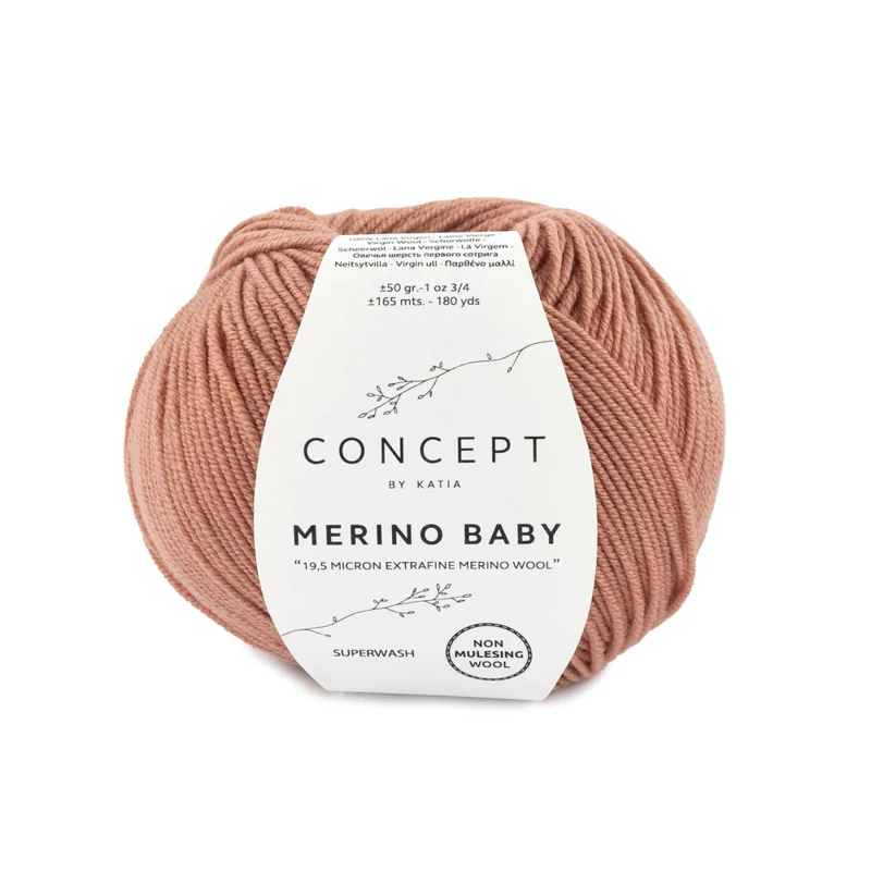 Katia Concept Merino Baby 098 Terran ruskea