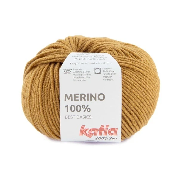 Katia Merino 100% 091 Sinappi