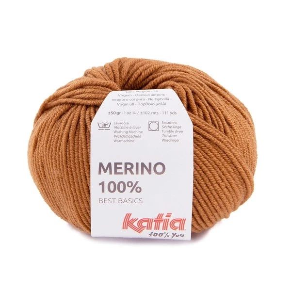 Katia Merino 100% 092 Ruskea
