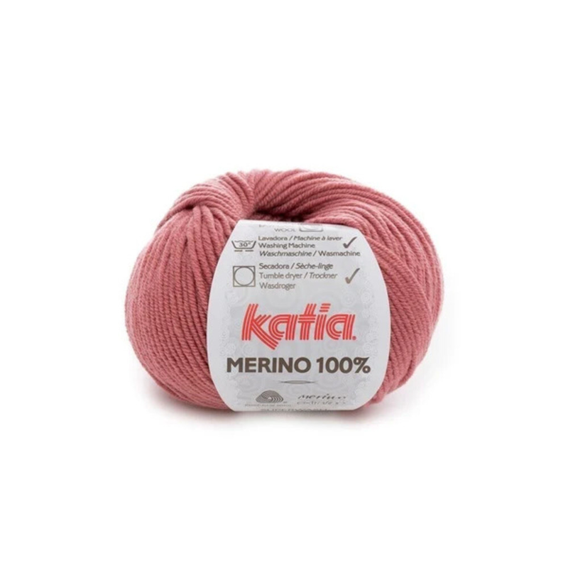 Katia Merino 100% 076 Lohen pinkki