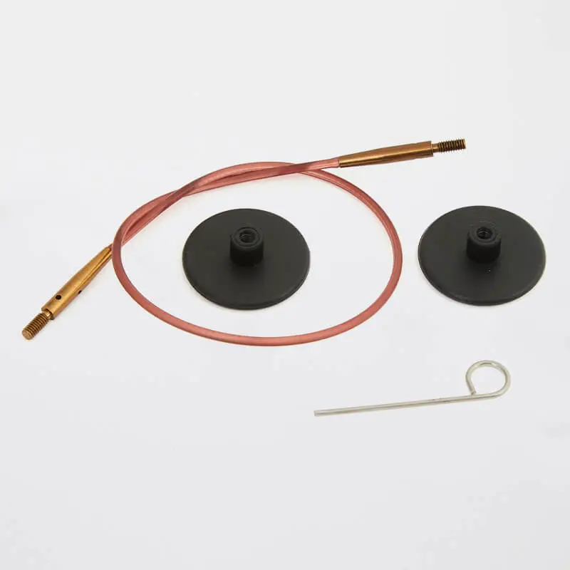 KnitPro Wire Ruskea (40-150 cm)