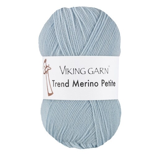 Viking Trend Merino Petite 380 Vaalea sininen