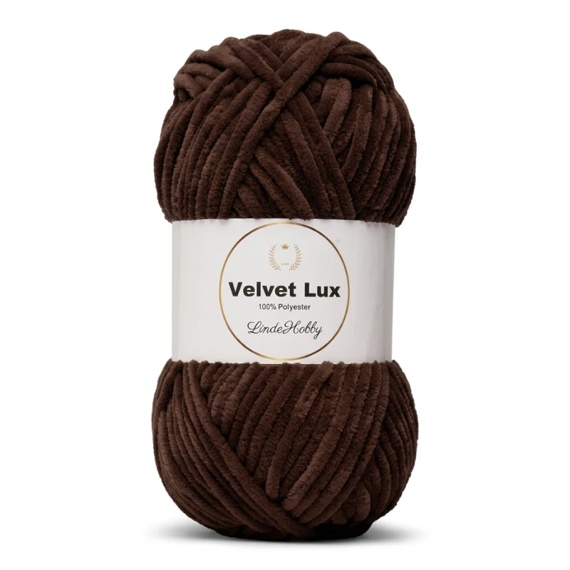 LindeHobby Velvet Lux 48 Suklaanruskea