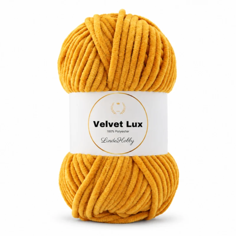LindeHobby Velvet Lux 46 Sinapinkeltainen