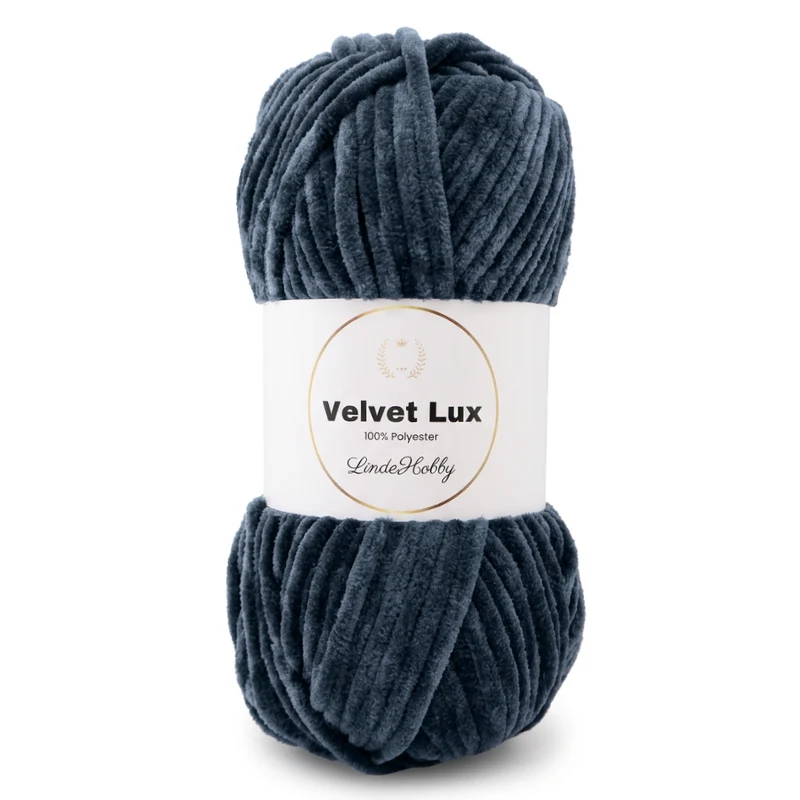 LindeHobby Velvet Lux 55 Teräksensininen