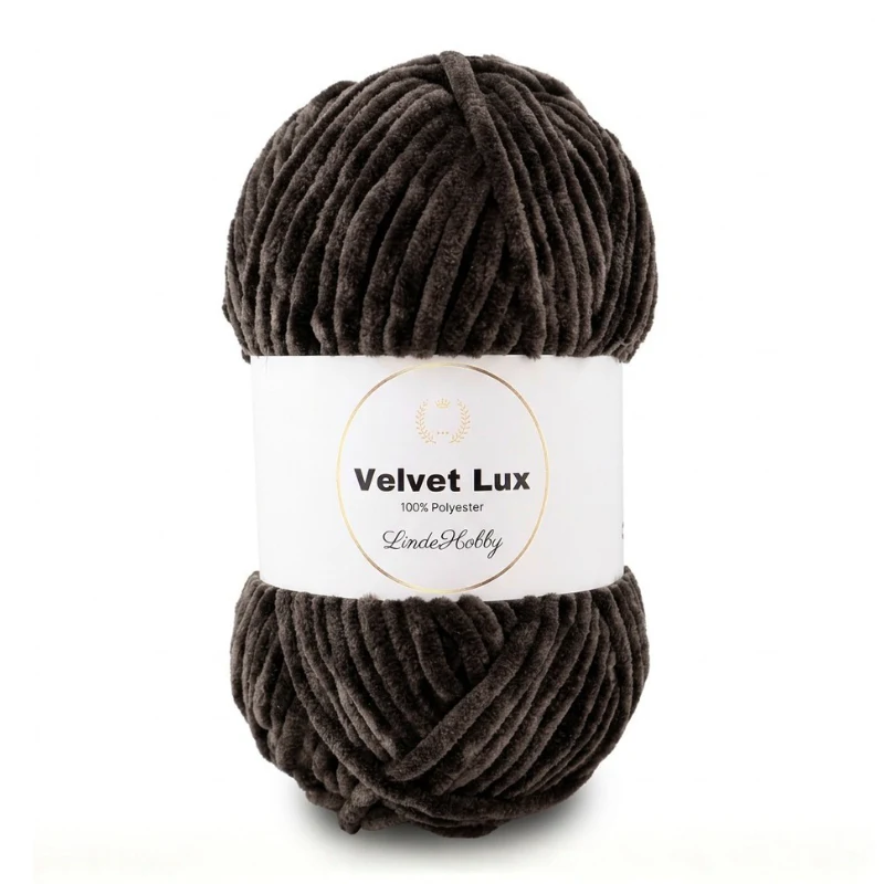 LindeHobby Velvet Lux 47 Hiilenharmaa
