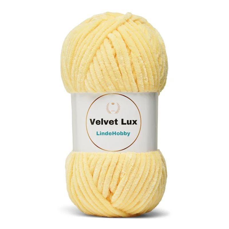 LindeHobby Velvet Lux 33 Hento keltainen