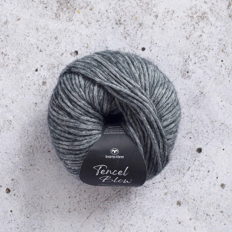 Svarta Fåret Tencel Blow 01 Tykkimetalli musta