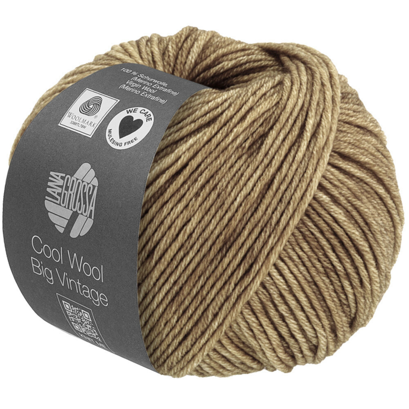 Lana Grossa Cool Wool Big Vintage 82 Hiekkabeige