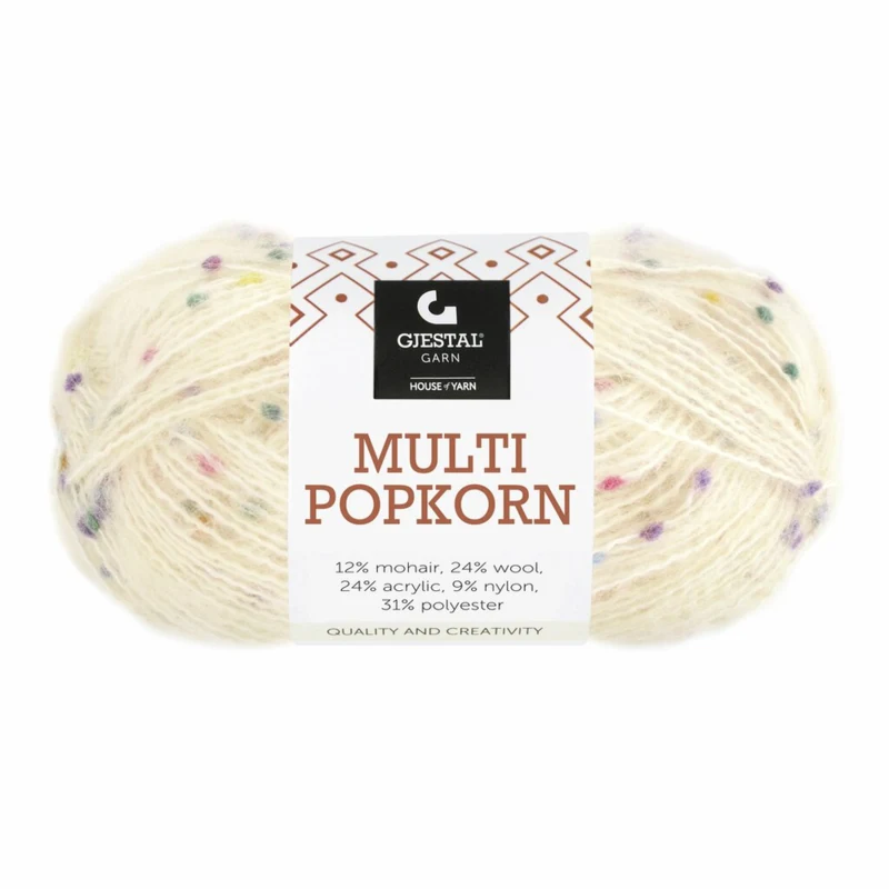 Gjestal Multi Popkorn 502 Luonnonväri