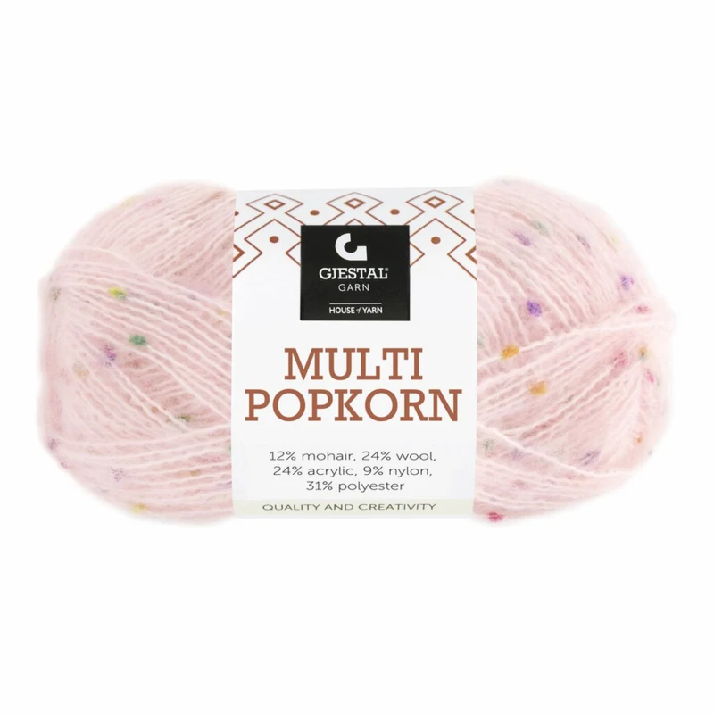 Gjestal Multi Popkorn 504 Hempeänpunainen