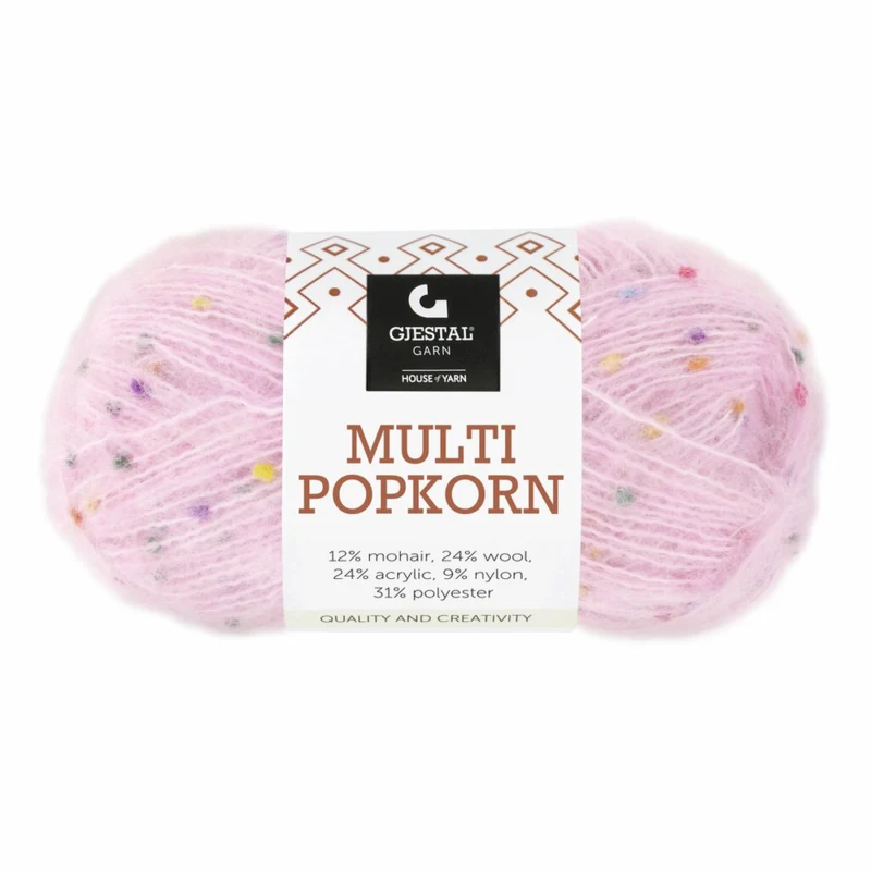 Gjestal Multi Popkorn 505 Vaaleanpunainen