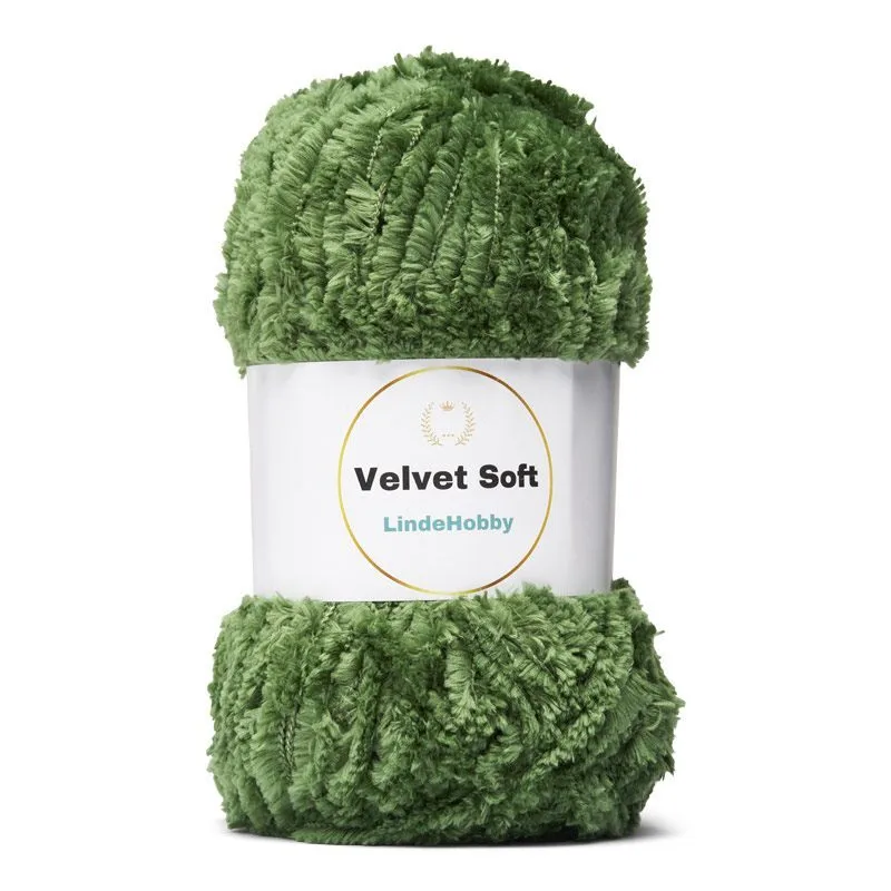 LindeHobby Velvet Soft 17 Oliivinvihreä