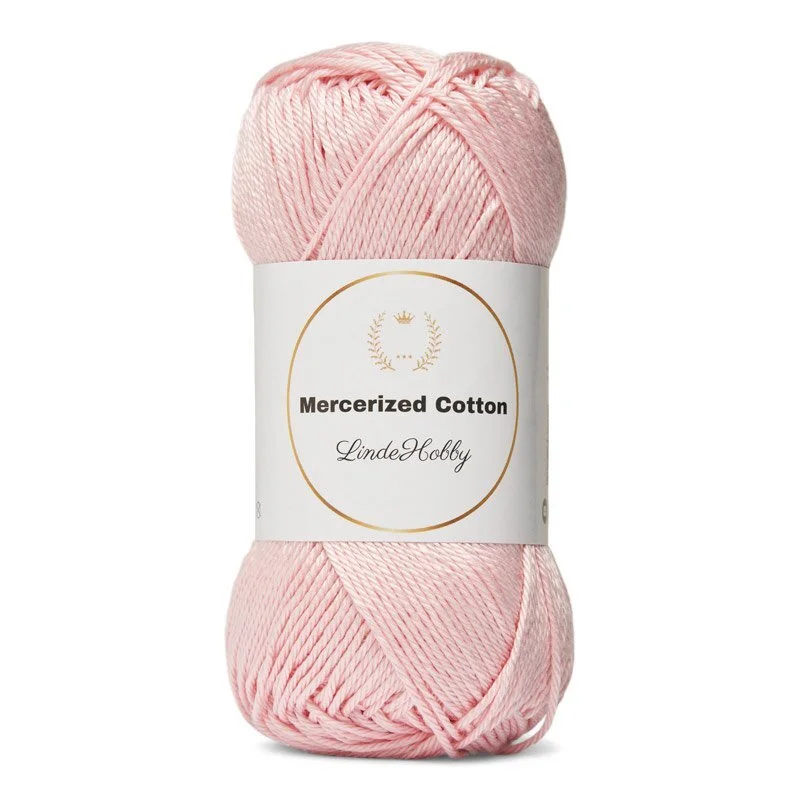 LindeHobby Mercerized Cotton 9 Vaaleanpunainen