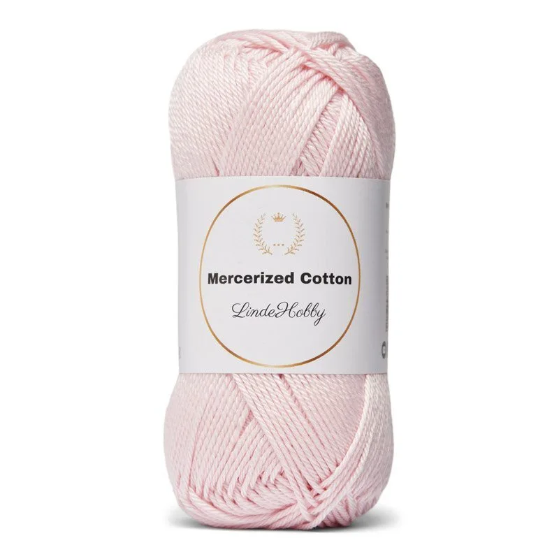 LindeHobby Mercerized Cotton 31 Pastelliroosa