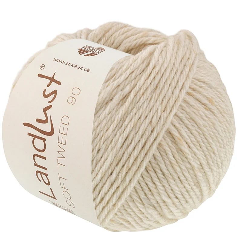 Lana Grossa Landlust Soft Tweed 90 36 Simpukkakalkki meleerattu