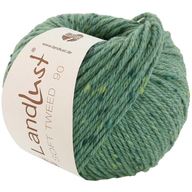 Lana Grossa Landlust Soft Tweed 90 27 Jade meleerattu