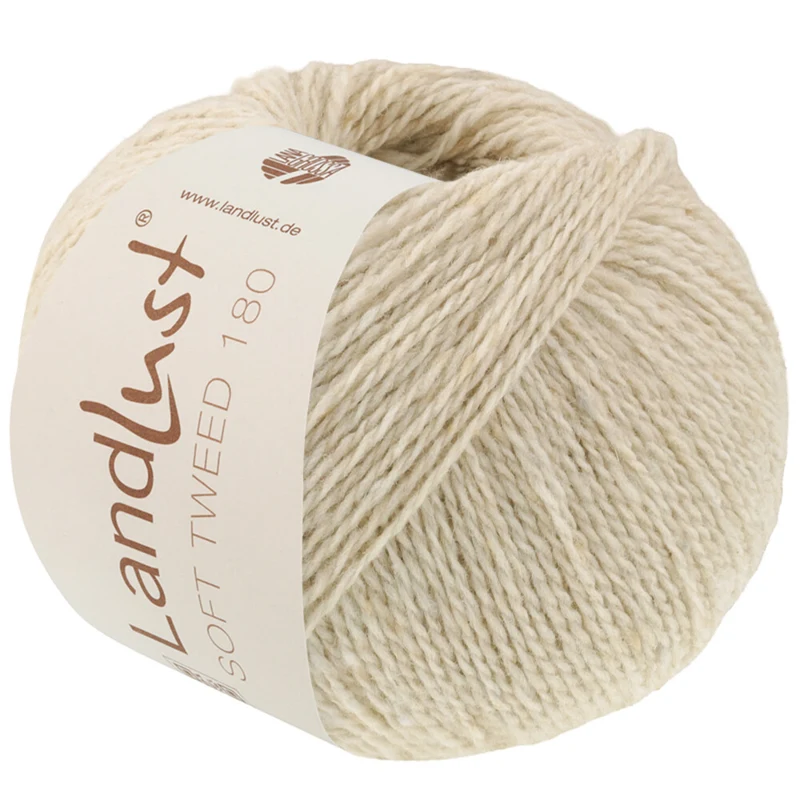 Lana Grossa Landlust Soft Tweed 180 136 Simpukkakalkki meleerattu