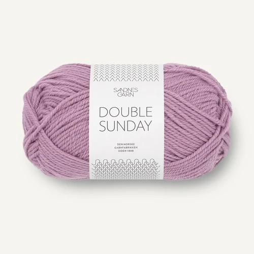 Sandnes Double Sunday 4632 Vaaleanpunainen laventeli