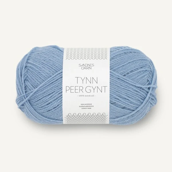 Sandnes Tynn Peer Gynt 6032 Sininen Hortensia