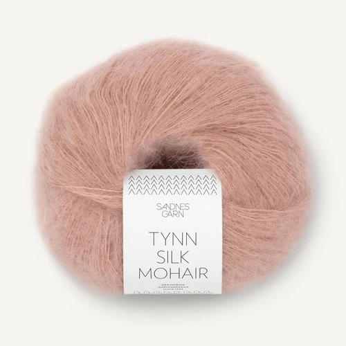 Sandnes Tynn Silk Mohair 3511 Puuteriroosa