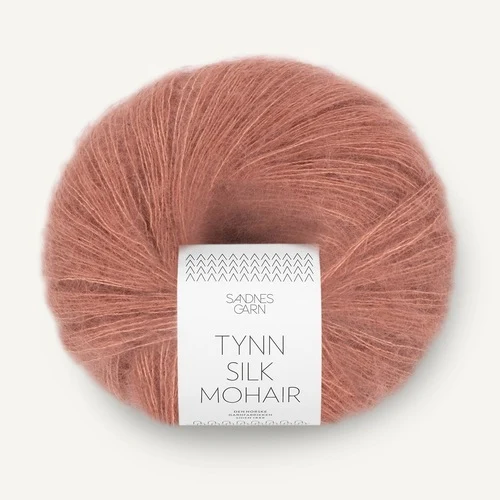 Sandnes Tynn Silk Mohair 3553 Pölyinen luumuroosa