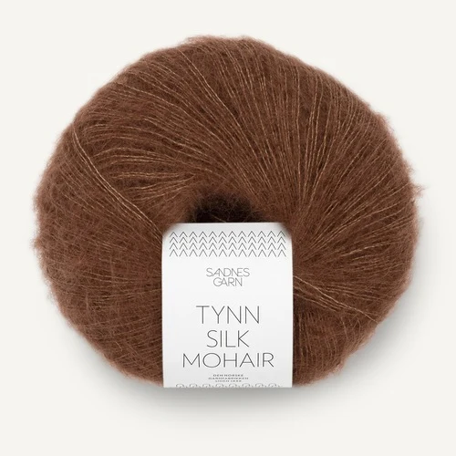 Sandnes Tynn Silk Mohair 3073 Suklaa