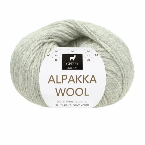 Du Store Alpakka Wool 577 Vaaleanharmaa meleerattu