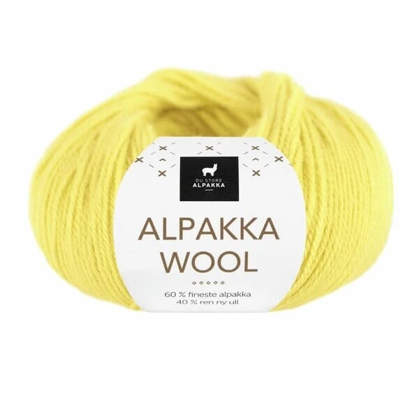 Du Store Alpakka Wool 558 Keltainen