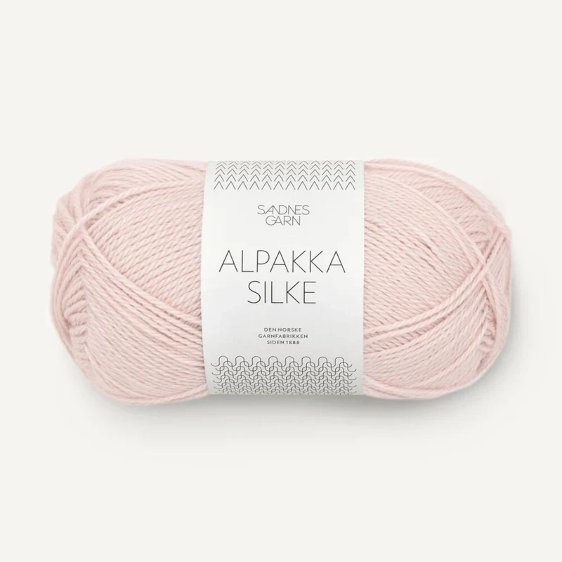 Sandnes Alpakka Silke 3511 Puuteriroosa