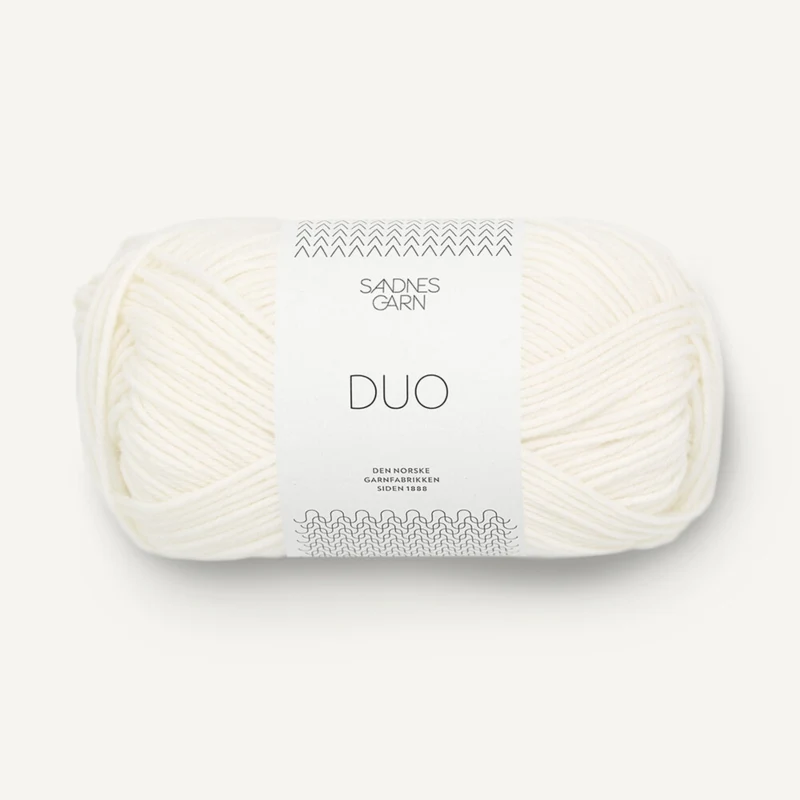 Sandnes Duo 1002 Valkoinen