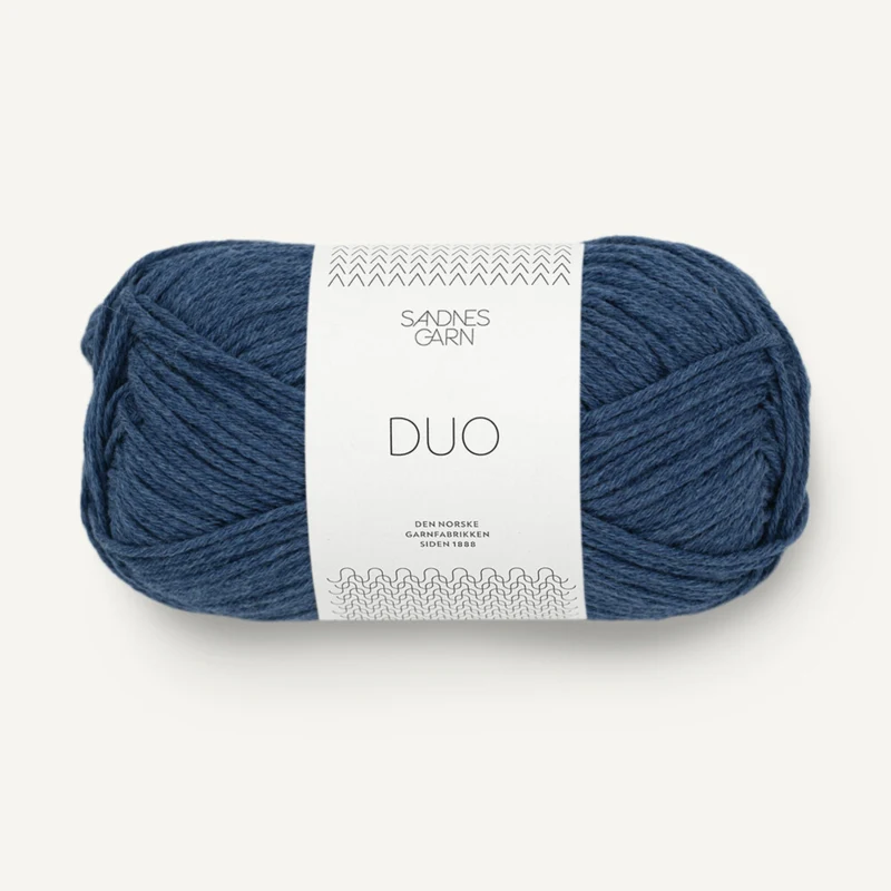 Sandnes Duo 5864 Sininen meleerattu