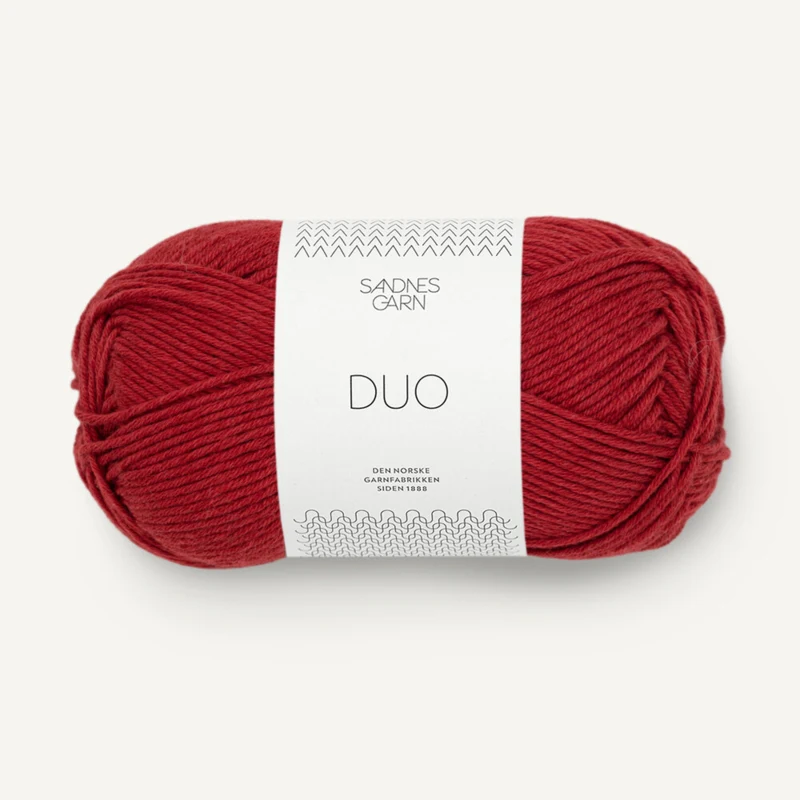 Sandnes Duo 4236 Tumma punainen