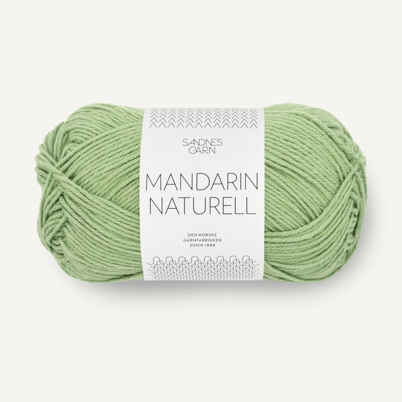 Sandnes Mandarin Naturell 8734 Vihreä