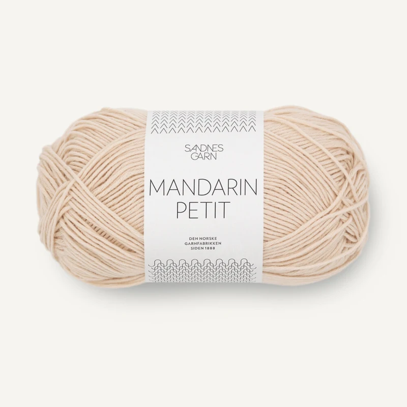 Sandnes Mandarin Petit 3011 Mantelinvalkoinen