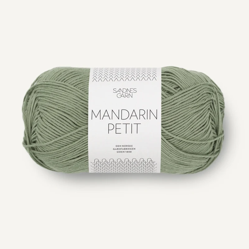 Sandnes Mandarin Petit 9041 Pölyinen Vaaleanvihreä