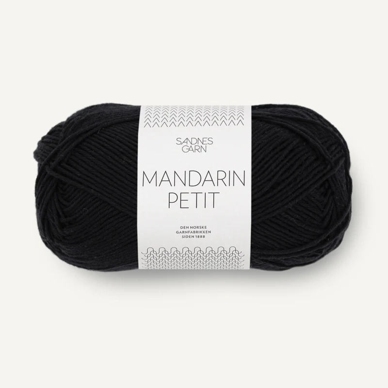 Sandnes Mandarin Petit 1099 Musta