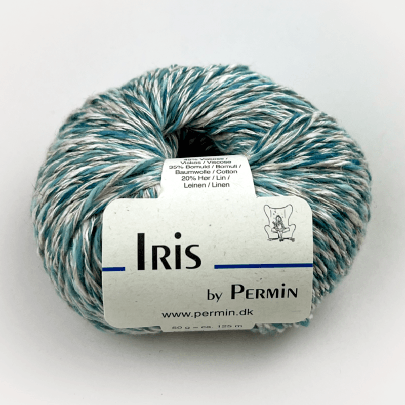 Permin Iris 02 Aqua Sävyjä