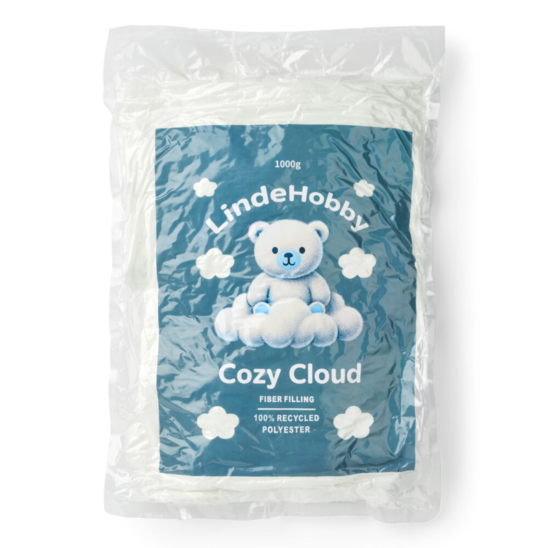 LindeHobby Cozy Cloud Kierrätetty Täytevanua 1000 g