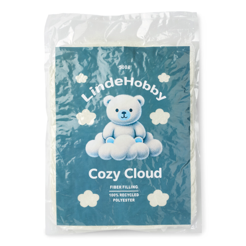 LindeHobby Cozy Cloud Kierrätetty Täytevanua 500 g