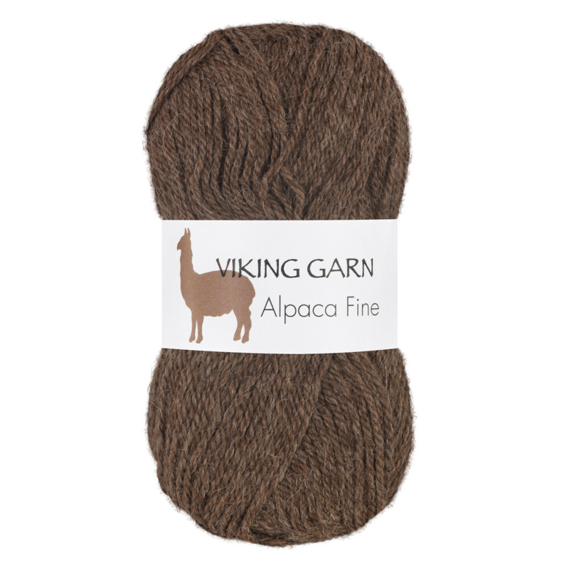 Viking Alpaca Fine 608 Ruskea