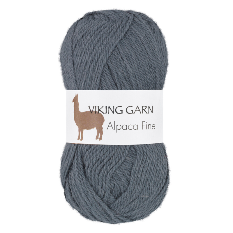 Viking Alpaca Fine 626 Harmaasininen