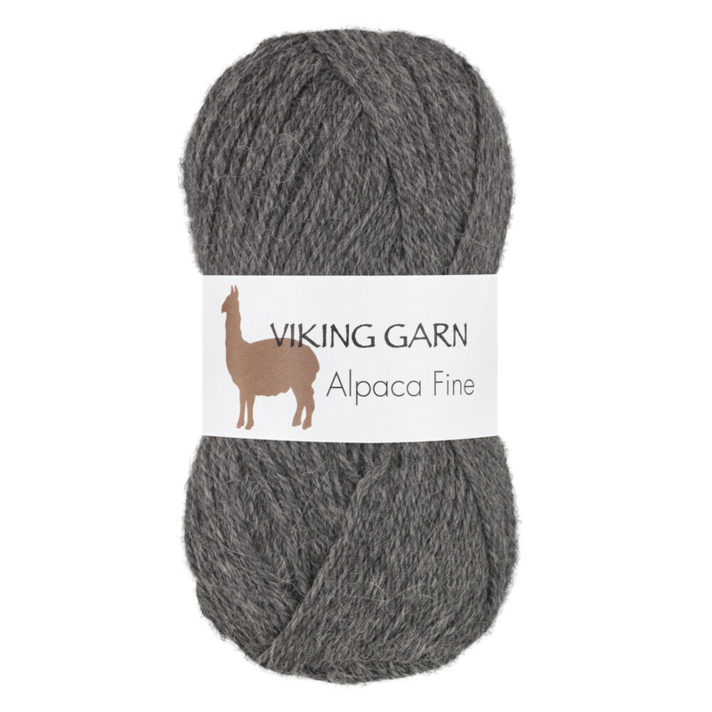 Viking Alpaca Fine 615 Harmaa