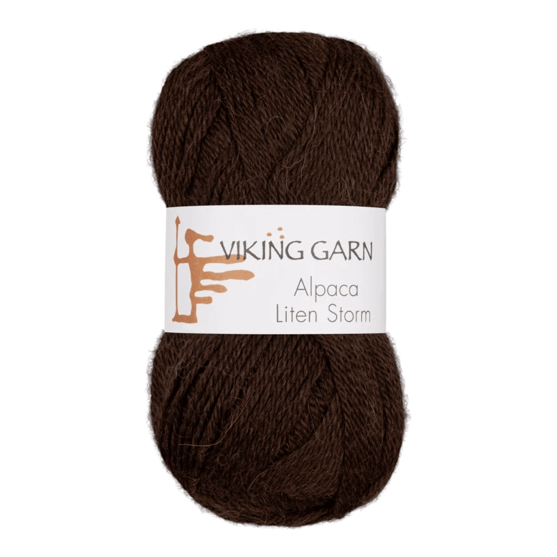 Viking Alpaca Liten Storm 718 Tummanruskea