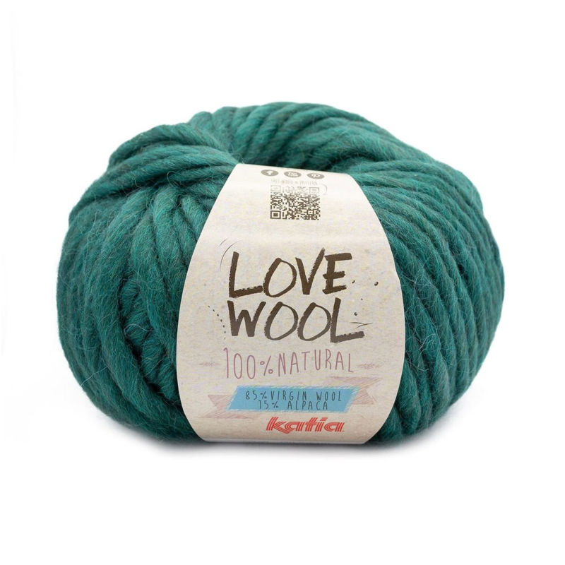 Katia Love Wool 133 Smaragdinvihreä