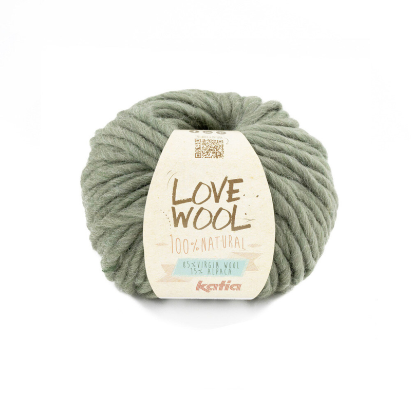 Katia Love Wool 127 Resedavihreä