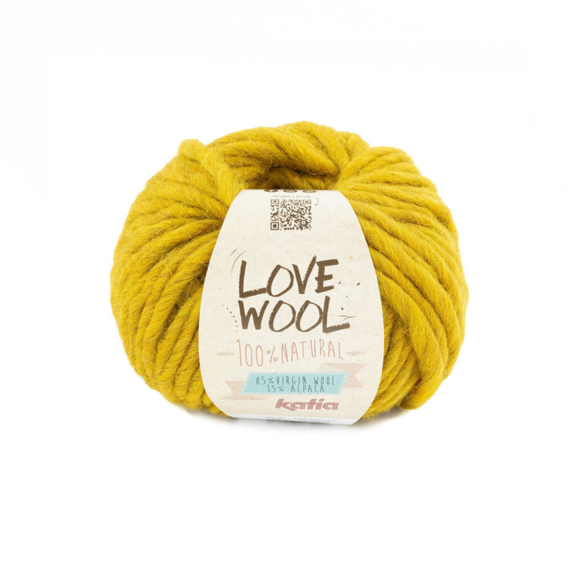 Katia Love Wool 128 Sinappi